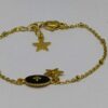 Laia : Bracelet doré avec un médaillon noir et une étoile – Image 8