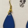 Alma: Boucles d'oreilles bleu pétrole – Image 2