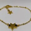 Raquel : Bracelet doré avec une étoile et des perles en verre – Image 4
