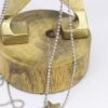 Olga: Collier sautoir argenté en acier chirurgical avec une étoile – Image 2