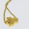 Victoria : Collier sautoir doré en acier chirurgical avec un pendentif ange. – Image 3