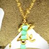 Diana : Collier sautoir à personnaliser, initiales et perles en verre de couleur. – Image 4
