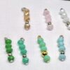 Diana : Collier sautoir à personnaliser, initiales et perles en verre de couleur. – Image 13
